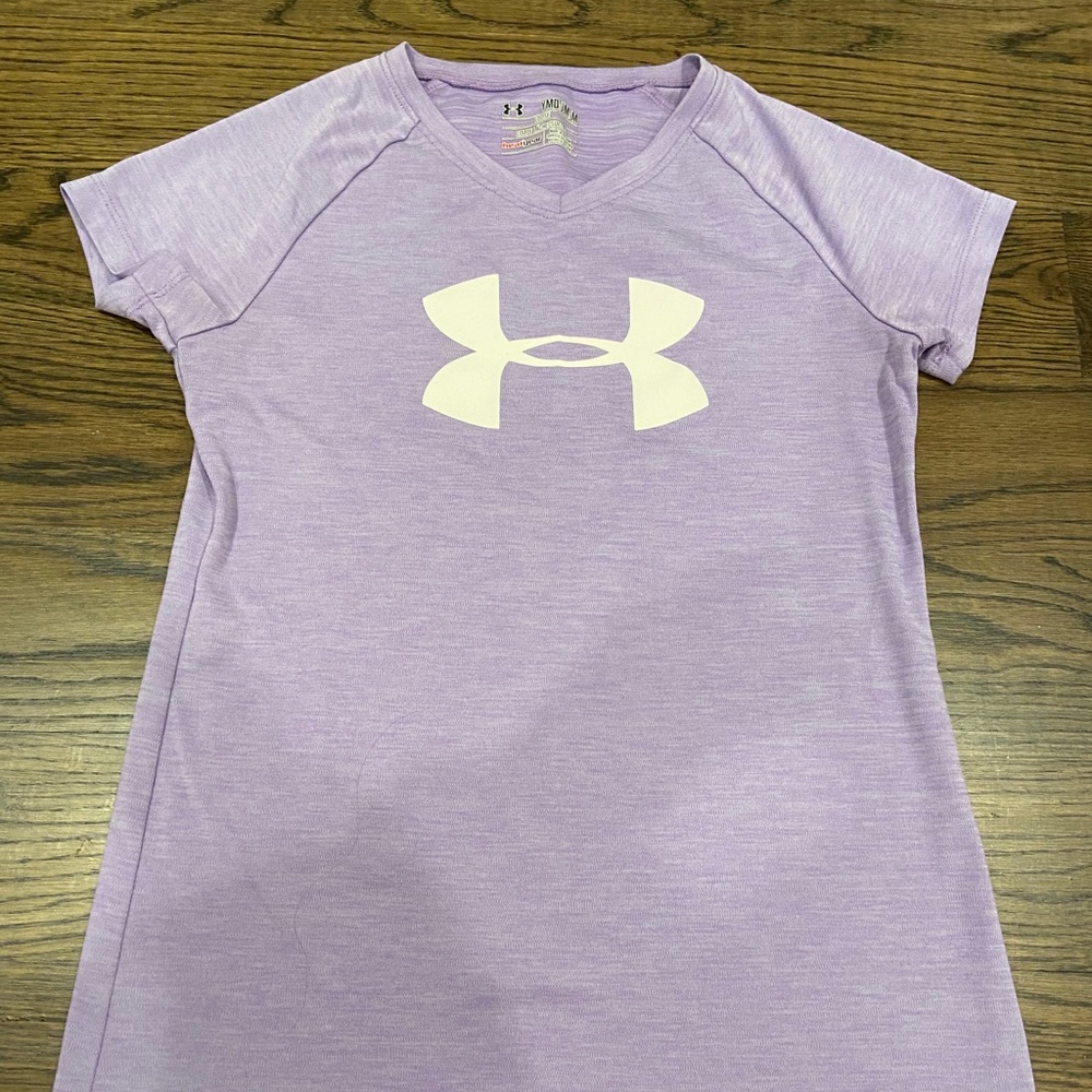 Girls Purple Workout Top